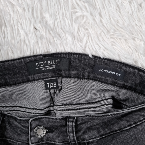 Judy Blue Women Jeans Boyfriend Fit Medium Wash Stretch Ankle Size 7/28 - Picture 11 of 11